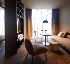 Lampadaire, Coupé, noir, H190cm - Oluce