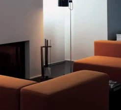 Lampadaire*Oluce Lampadaire, Coupé, , H140cm - noir