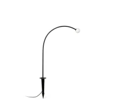 Lampadaire*Faro Lampadaire d'extérieur à piquer, Cuca 650, , IP65, LED, 2700K, 154 lm, L8cm, H65cm - noir et blanc