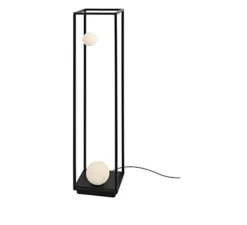 Lampadaire*Karman Lampadaire d'extérieur, Abachina, , IP65, LED, 3000k, 410 lm, Ø22,5cm, H103cm - noir