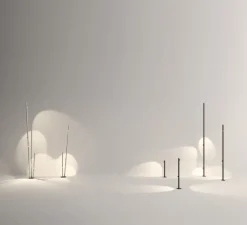 Lampadaire d'extérieur, Bamboo 4812, blanc, IP66,LED, 2700K, 420lm, Ø40cm, H270cm - Vibia