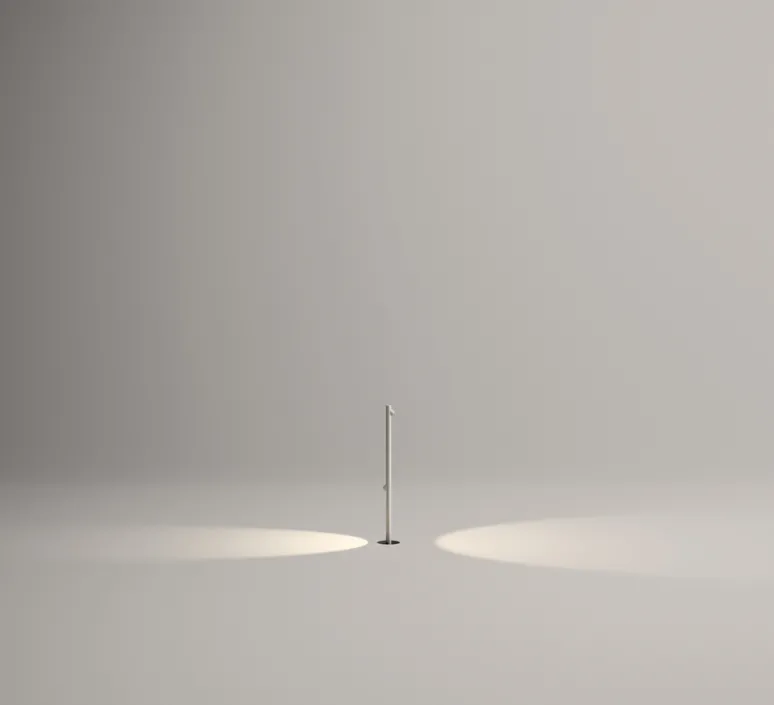 Lampadaire*Vibia Lampadaire d'extérieur, Bamboo 4803, , IP66,LED, 2700K, 100lm, Ø4cm, H90cm - blanc