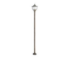 Lampadaire*Moretti Luce Lampadaire d'extérieur, Betulle 2057, , IP43, Ø21,5cm, H177cm - Laiton vieilli