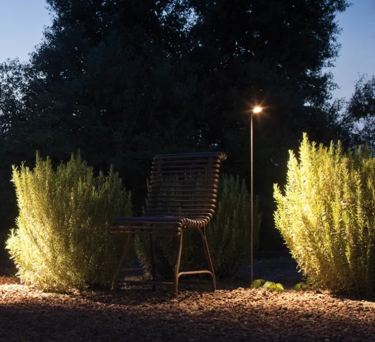 Lampadaire d'extérieur, Brisa 4625, kaki, IP64, LED, 2700K, 199 lm, Ø10cm, H103cm - Vibia