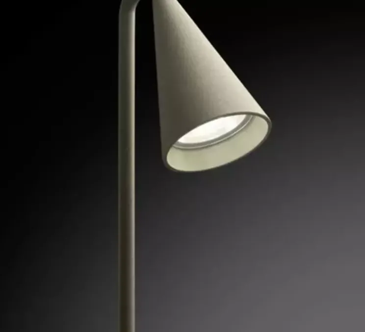 Lampadaire d'extérieur, Brisa 4625, kaki, IP64, LED, 2700K, 199 lm, Ø10cm, H103cm - Vibia
