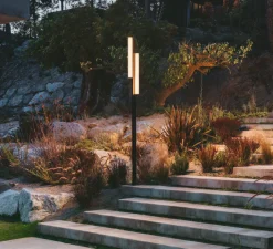 Lampadaire*Vibia Lampadaire d'extérieur, Class, 2815, , IP65, LED, dim, Push, 2700K, 1980 lm, L22cm, H250cm - noir mat