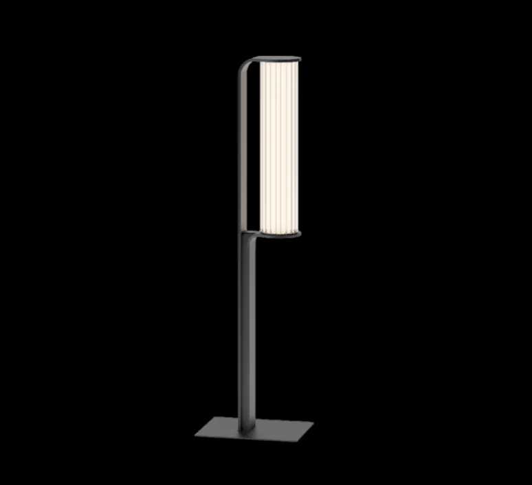 Lampadaire*Vibia Lampadaire d'extérieur, Class, 2800, , IP65, LED, dim, bouton-poussoir, 2700K, 495 lm, L22cm, H78,5cm - noir mat