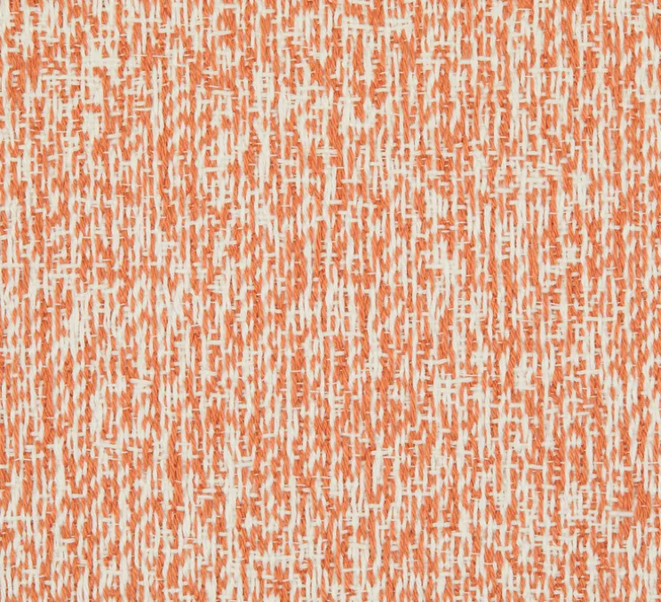 Lampadaire d'extérieur, Lagoon, medium, abat-jour orange Noumea Goyave, tissu Pierre Frey, structure laquée noire et cuivre, IP68, Ø35cm, H111,4cm - Contardi