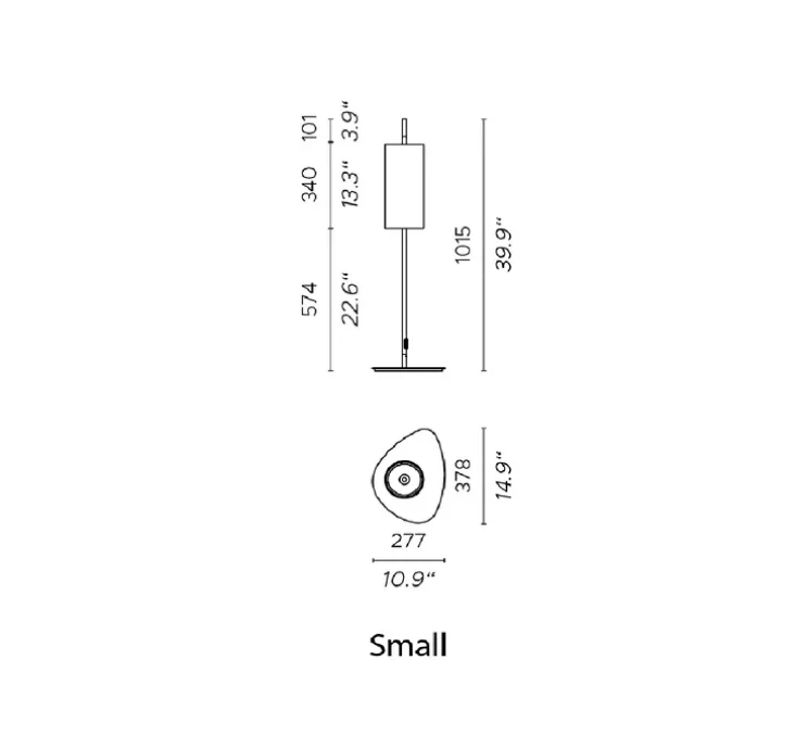 Lampadaire d'extérieur, Lagoon, small, abat-jour orange Noumea Goyave, tissu Pierre Frey, structure laquée noire et cuivre, IP68, Ø15cm, H101,5cm - Contardi