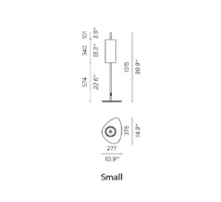 Lampadaire*Contardi Lampadaire d'extérieur, Lagoon, small, abat-jour vert Dominica Caraibes, tissu Pierre Frey, structure laquée noire et cuivre, IP68, Ø15cm, H101,5cm - abat-jour vert Dominica Caraibes,structure laquée noire et cuivre