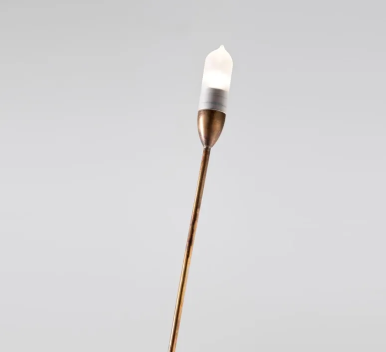 Lampadaire*Zava Lampadaire d'extérieur, mini mini, laiton bruni clair, H100cm, IP55 - LED, 2700K, 85lm - cuivre