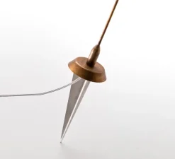 Lampadaire*Zava Lampadaire d'extérieur, mini mini, laiton bruni clair, H100cm, IP55 - LED, 2700K, 85lm - cuivre