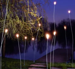 Lampadaire*Zava Lampadaire d'extérieur, mini mini, laiton bruni clair, H100cm, IP55 - LED, 2700K, 85lm - cuivre
