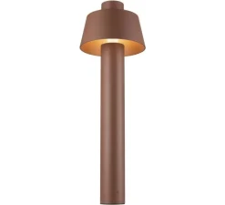 Lampadaire*SLV Lampadaire d'extérieur, Photoni 75, , IP65, Ø25cm, H75cm - rouille