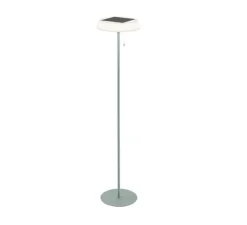 Lampadaire d'extérieur,solaire, Jin, vert, IP54, LED, dim, 3000K, 180 lm, Ø30cm, H147,6cm - Nedgis