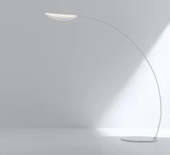 Lampadaire, Diphy, transparent, LED, dim, 3000K, 3294 lm, L193,3cm, H196,2cm - Stilnovo