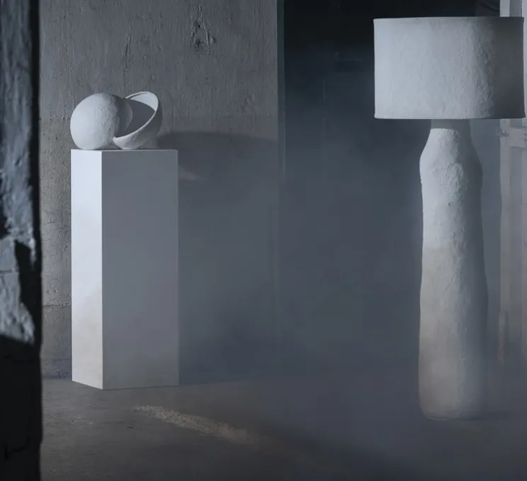 Lampadaire, Earth floor, blanc, L60cm, H145cm - Serax