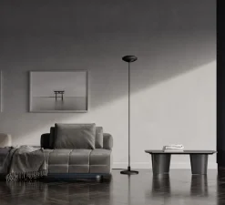 Lampadaire*Lumina Lampadaire, Elle LED 1, , LED, dim, 2700K, 2280 lm, Ø23cm, H180cm - Black Soft Touch