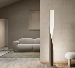 Lampadaire*KDLN Lampadaire, Evita floor, , LED, 2700K, 6000lm, Ø34,5cm, H190cm - gris perle