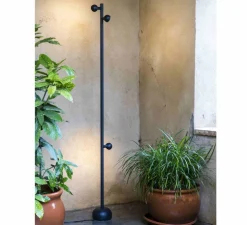 Lampadaire extérieur, BROT, noir, LED, IP 65, Ø16cm, H180cm - FARO