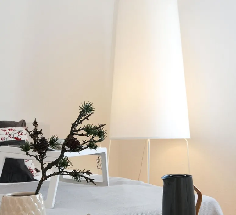 Lampadaire*Fraumaier Lampadaire, Fatsophie, , dim, H198cm - blanc