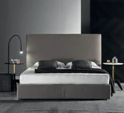 Lampadaire*Contardi Lampadaire, Flexiled, , LED, dim, 2700K, 800 lm, Ø37cm, H203cm - cuir noir