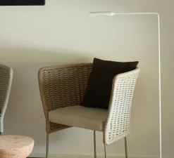 Lampadaire*Lumina Lampadaire, Flo, , LED, dim, 2700K, 302 lm, L42cm, H110cm - blanc mat