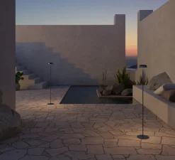 Lampadaire*Axolight Lampadaire, Float, , IP55, LED, 2700K, 200lm, Ø13,5cm, H117,7cm - noir