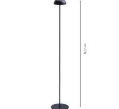 Lampadaire*Axolight Lampadaire, Float, , IP55, LED, 2700K, 200lm, Ø13,5cm, H117,7cm - noir