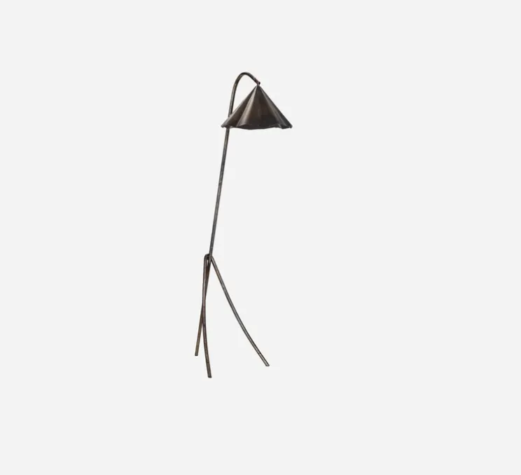 Lampadaire, Flola, marron antique, Ø30cm, H130cm - House Doctor