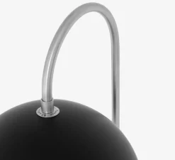 Lampadaire, Flowerpot VP12, noir mat, L23cm, H122cm - Andtradition