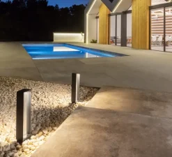 Lampadaire, Frame P-4055X, noir, IP65, LED, 2700K, 725 lm, L11,4cm, H26,3cm - Estiluz