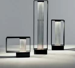 Lampadaire, Frame P-4055X, noir, IP65, LED, 2700K, 725 lm, L11,4cm, H26,3cm - Estiluz