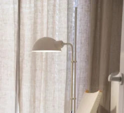 Lampadaire*Marset Lampadaire, Funiculi, , L24,8cm, H135cm- blanc cassé