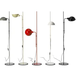 Lampadaire*Marset Lampadaire, Funiculi, , L24,8cm, H135cm- blanc cassé