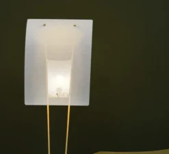 Lampadaire, G30, blanc, dimmable, Ø43cm, H155cm - Sammode