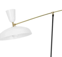 Lampadaire, G1 Guariche Large, blanc, L115cm, H175cm - Sammode
