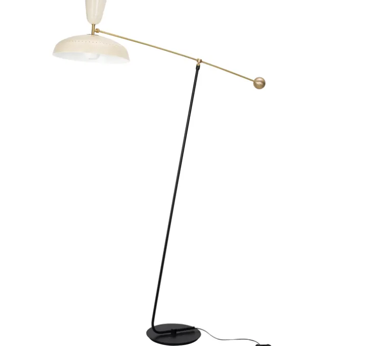 Lampadaire, G1 Guariche Large, craie, L115cm, H175cm - Sammode