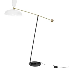 Lampadaire*Sammode Lampadaire, G1 Guariche Small, , L115cm, H120cm - blanc