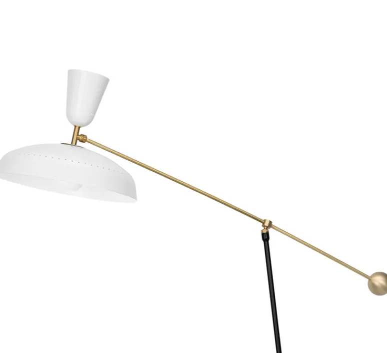 Lampadaire*Sammode Lampadaire, G1 Guariche Small, , L115cm, H120cm - blanc