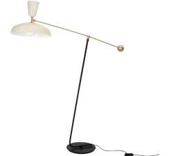 Lampadaire, G1 Guariche Small, craie, L115cm, H120cm - Sammode