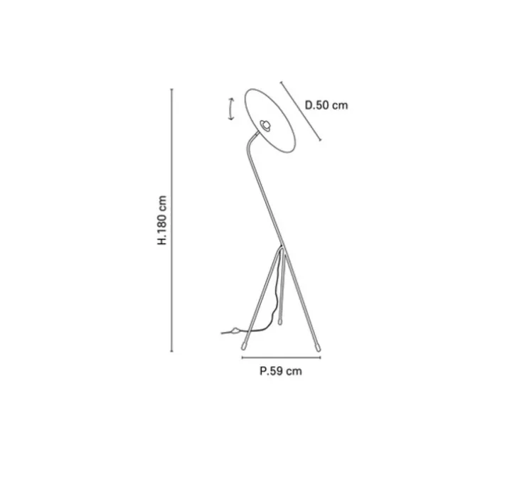 Lampadaire, Gatsby, Arcs brique, Ø50cm, H180cm - Market Set