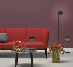 Lampadaire*Pedrali Lampadaire, Giravolta 1799/130, , LED, 3000k, 157lm, Ø15cm, H130cm - noir