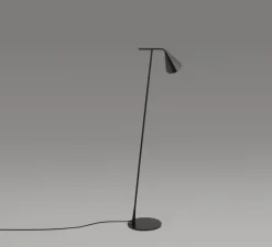 Lampadaire, Gordon, 561.61, noir mat, noir chromé, IP40, L24cm, H141cm - Tooy