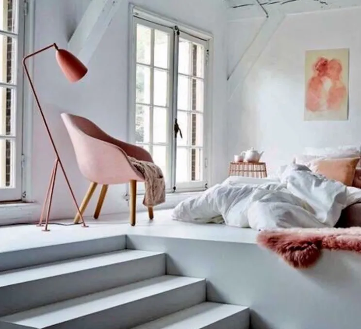 Lampadaire, Grasshopper, rouge vintage, H125,3cm, Ø43,5cm - Gubi