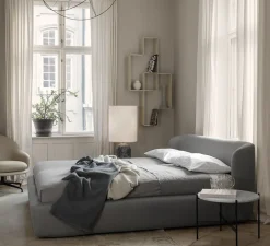 Lampadaire, Gravity XL, marbre gris et blanc, Ø20cm, H130cm - Gubi