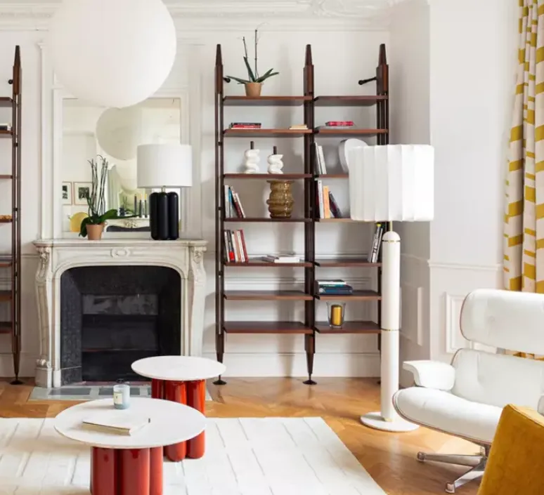 Lampadaire*Cosin Lampadaire, Guimauve, , Ø47cm, H170cm - crème