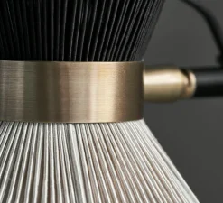 Lampadaire, HDCord, blanc & noir, Ø25cm, H134cm - House Doctor