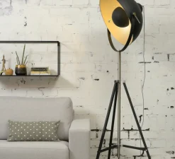 Lampadaire*It's about Romi Lampadaire, Hollywood, , Ø68cm, H183cm - noir