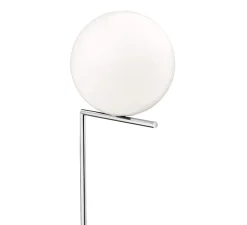 Lampadaire*Flos Lampadaire, IC Lights Floor 2, , Ø38cm, H185,2cm - opalin et chrome